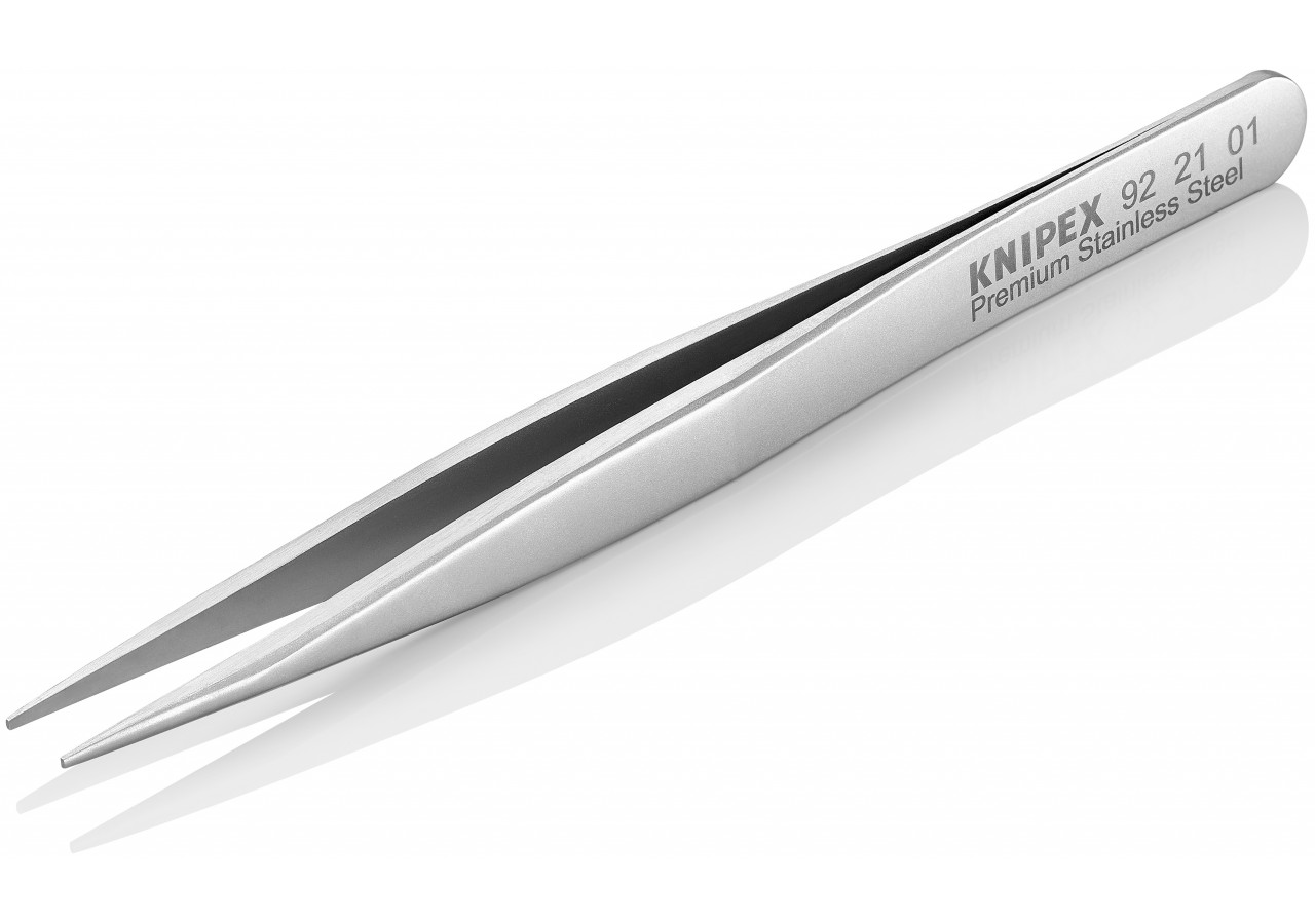 Pince brucelle inox 120mm lisse - Knipex - 922101