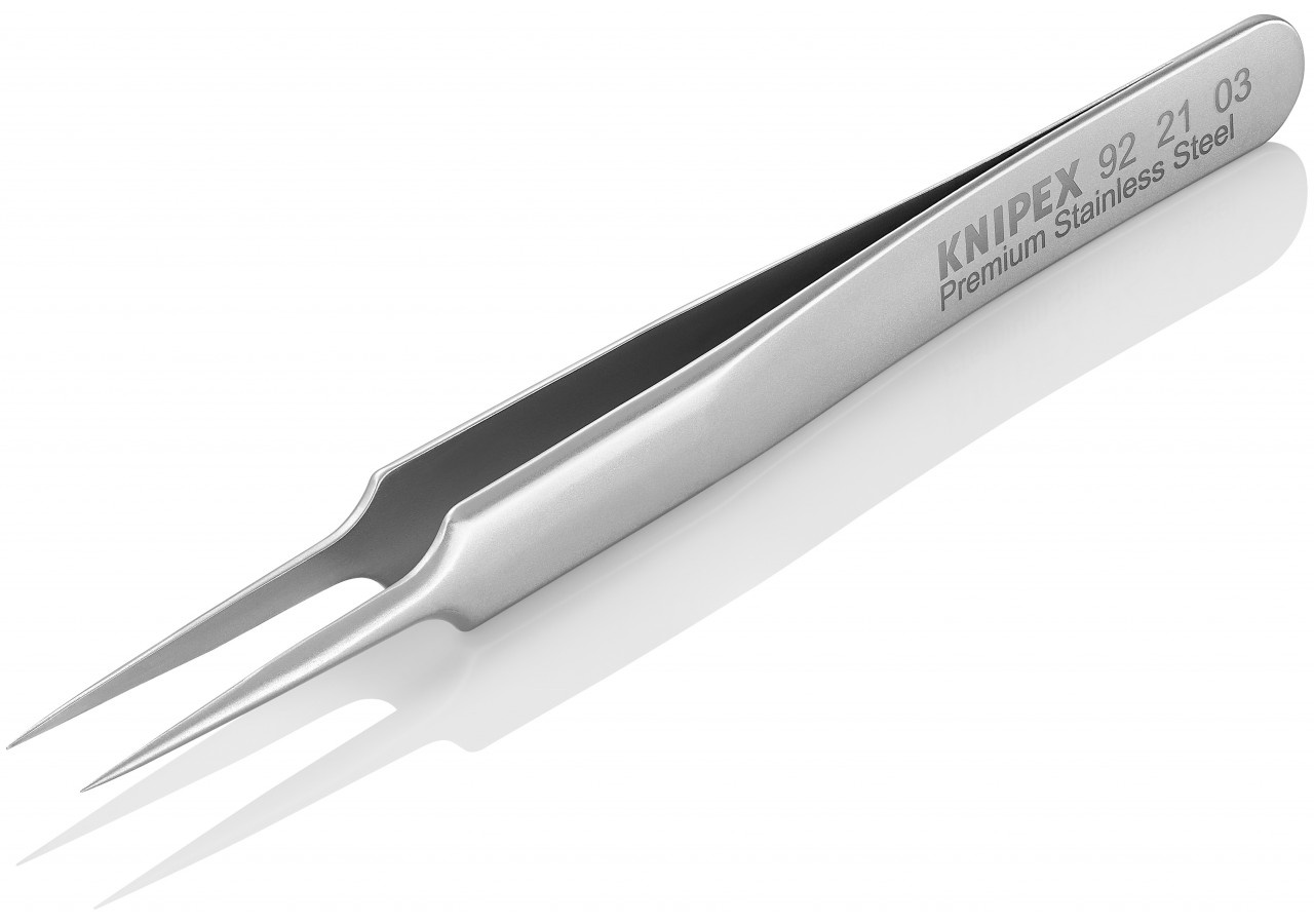 Pince brucelle inox 110mm lisse extra-fine - Knipex - 922103