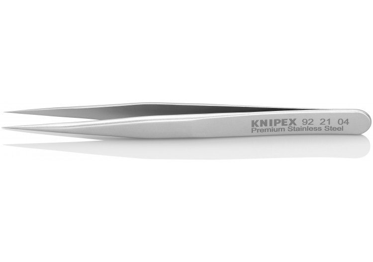 Pince brucelle inox 90mm lisse pointue - Knipex - 922104