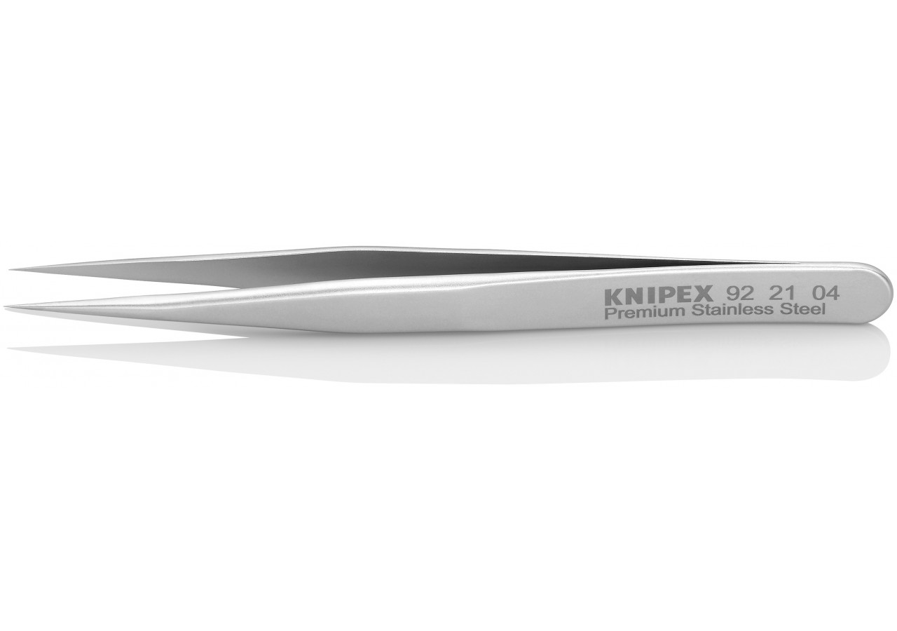Pince brucelle inox 90mm lisse pointue - Knipex - 922104