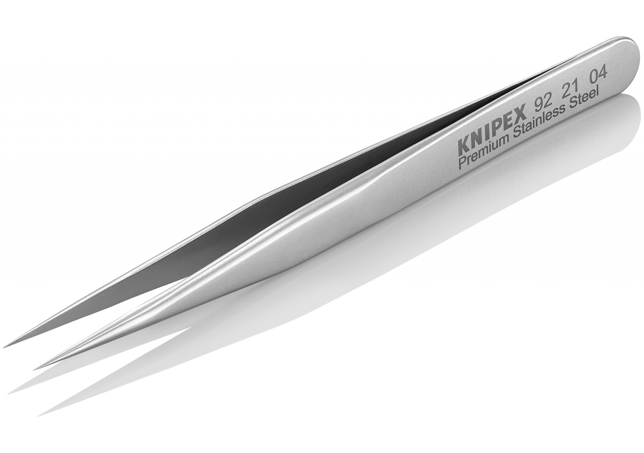 Pince brucelle inox 90mm lisse pointue - Knipex - 922104
