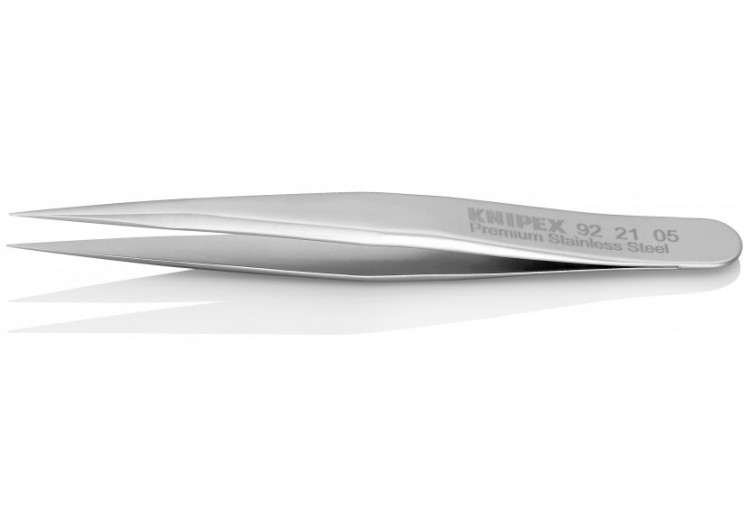 Pince brucelle inox 70mm lisse pointue - Knipex - 922105 2