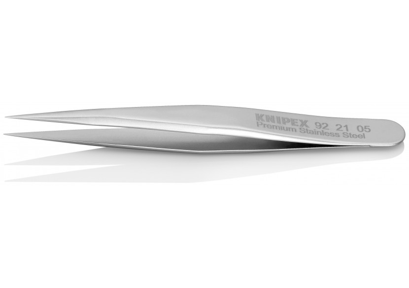 Pince brucelle inox 70mm lisse pointue - Knipex - 922105