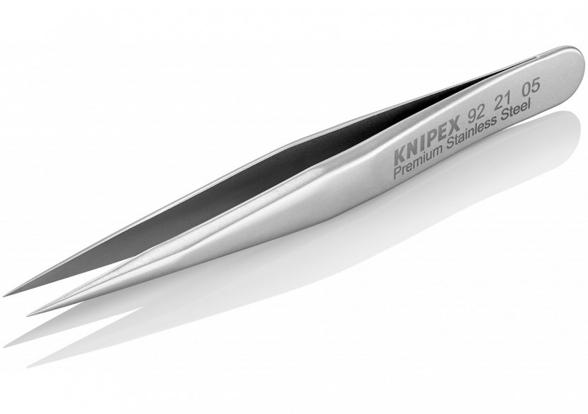 Pince brucelle inox 70mm lisse pointue - Knipex - 922105