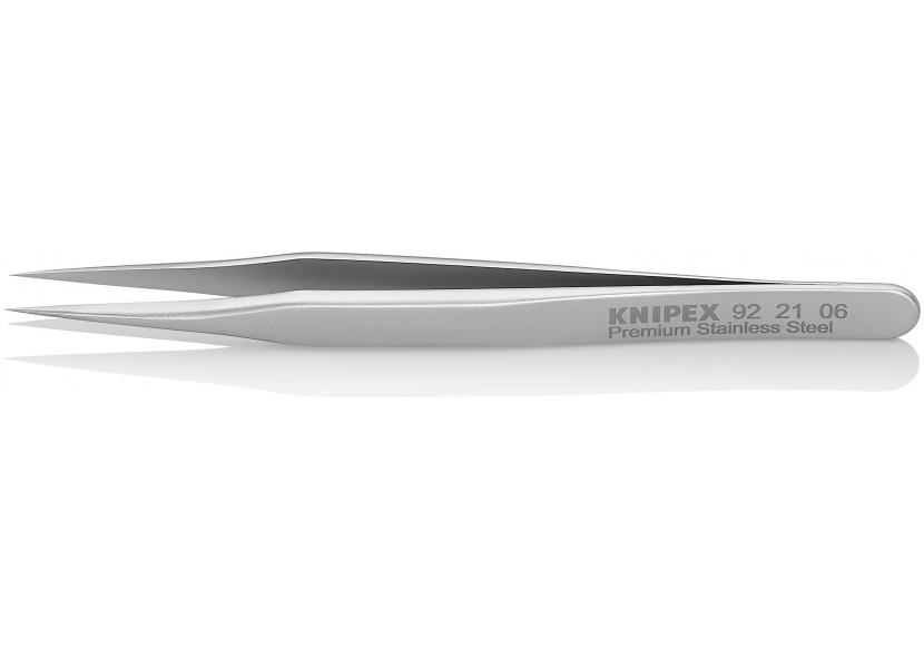 Pince brucelle inox 80mm lisse pointue - Knipex - 922106