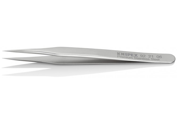 Pince brucelle inox 80mm lisse pointue - Knipex - 922106 2