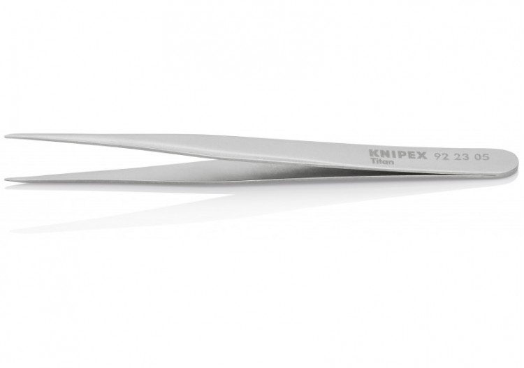 Brucelle de précision 120mm droite - Pointue - Titane inoxydable antimagnétique - Knipex - 922305 2