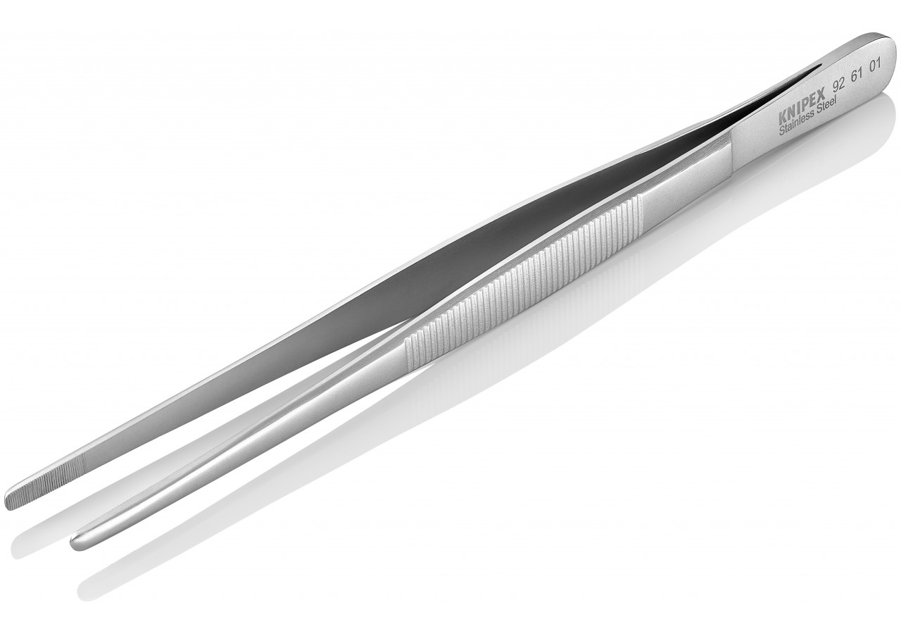 Pince brucelle inox 200mm striée - Knipex - 926101