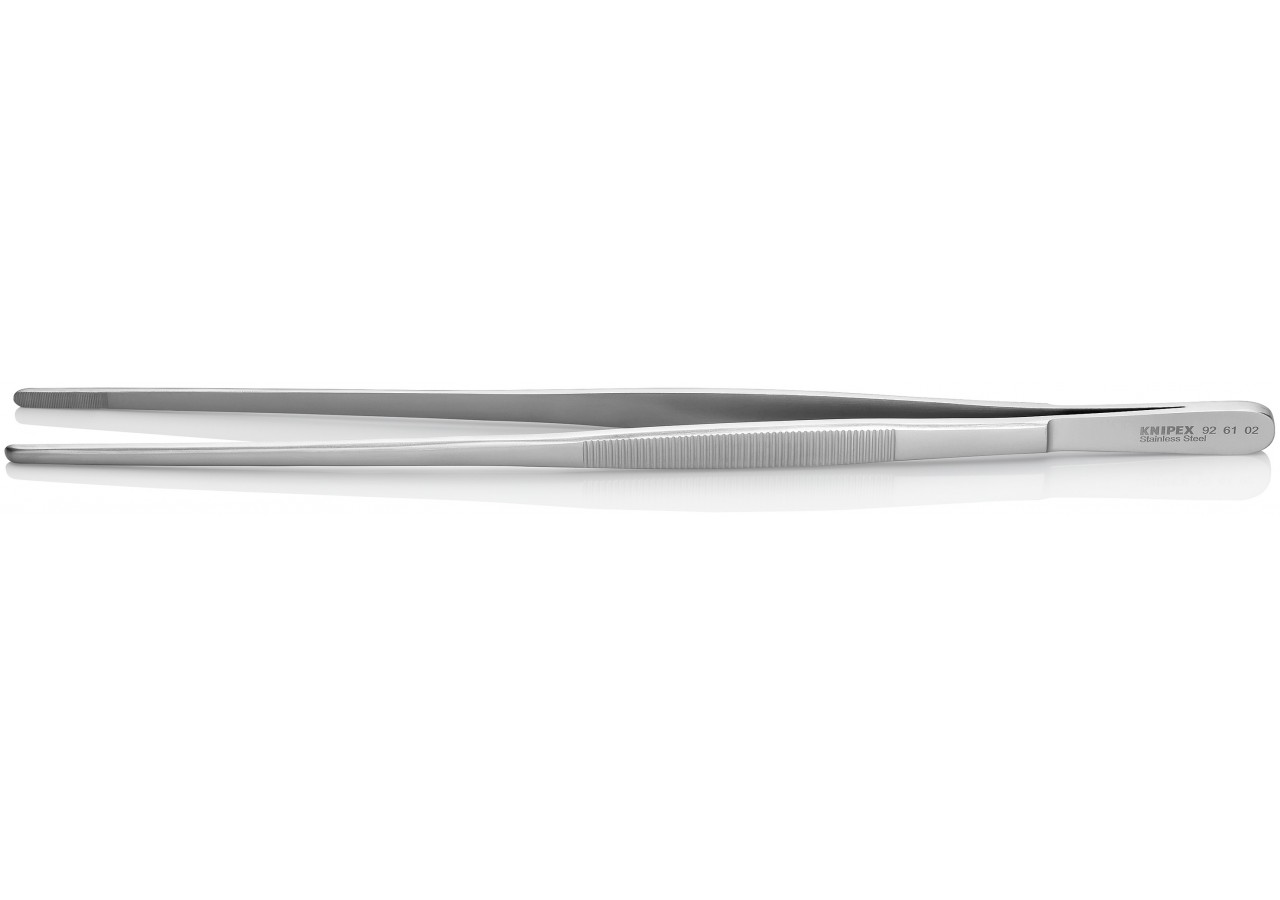 Pince brucelle inox 300mm striée - Knipex - 926102