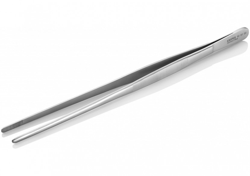 Pince brucelle inox 300mm striée - Knipex - 926102