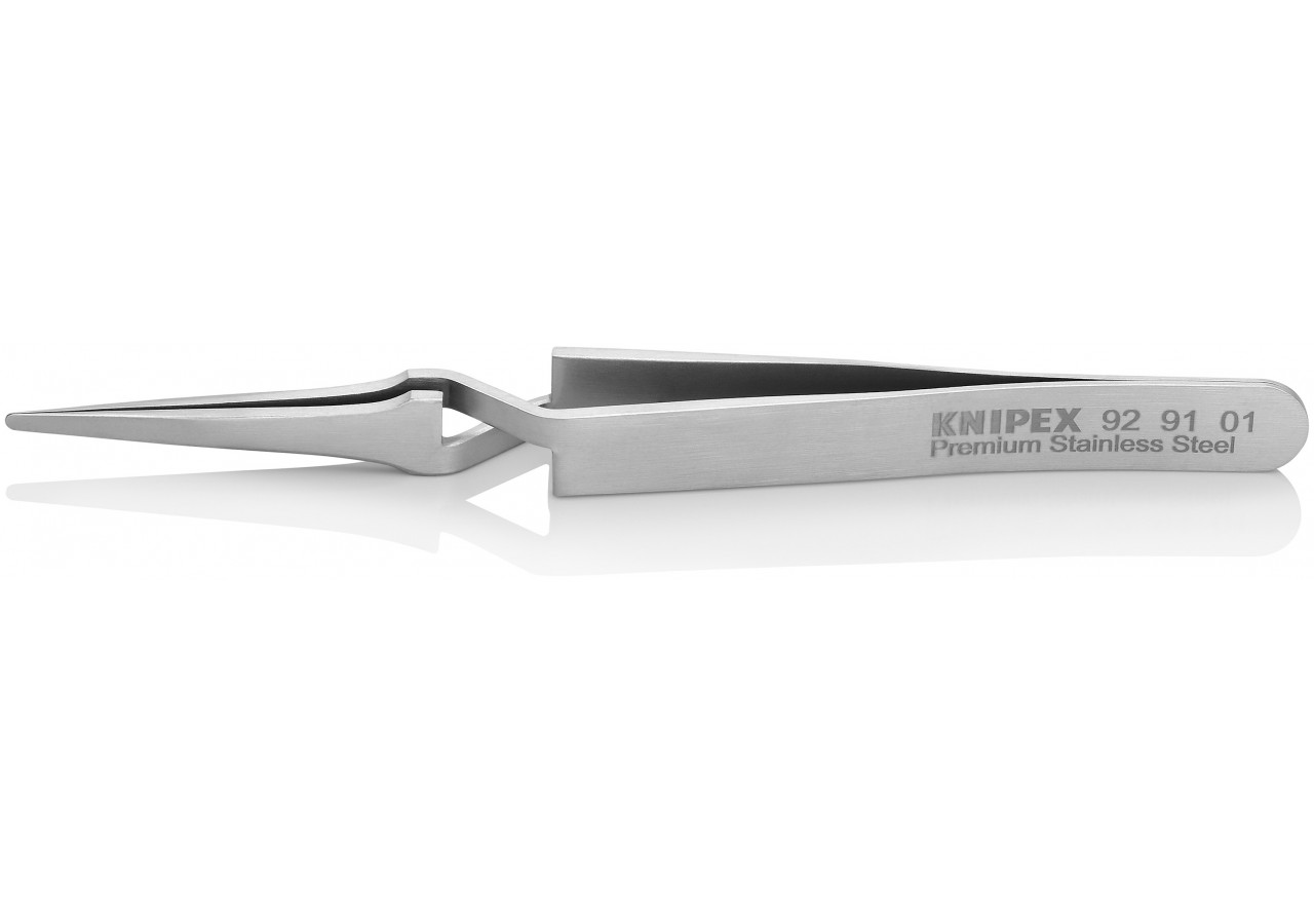 Pince brucelle inox croisée 120mm - Knipex - 929101