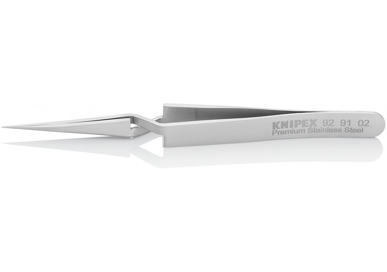 Pince brucelle inox croisée 120mm fine - Knipex - 929102