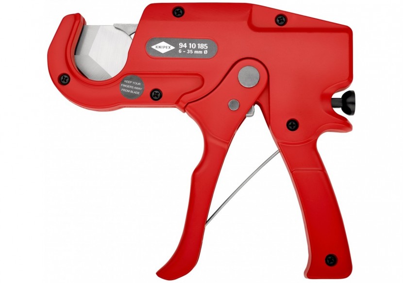 Pince coupe-tubes pour tubes plastiques - 185mm - Ø 6 à 35mm - Corps Alu - Knipex - 9410185