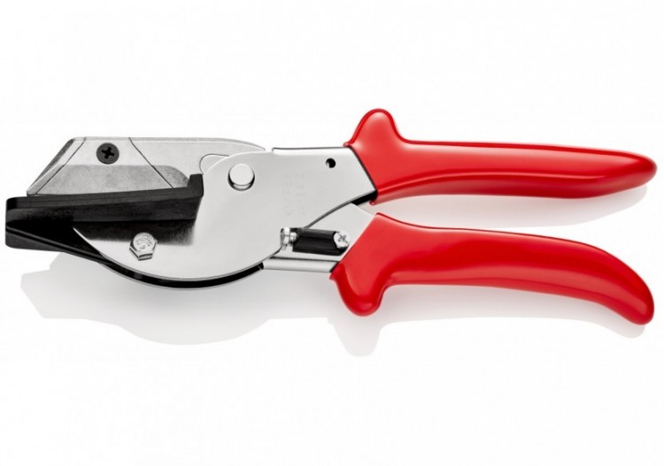 Pince coupante 215mm pour câbles plats - Corps acier chromé - Gainage PVC - Knipex - 9415215