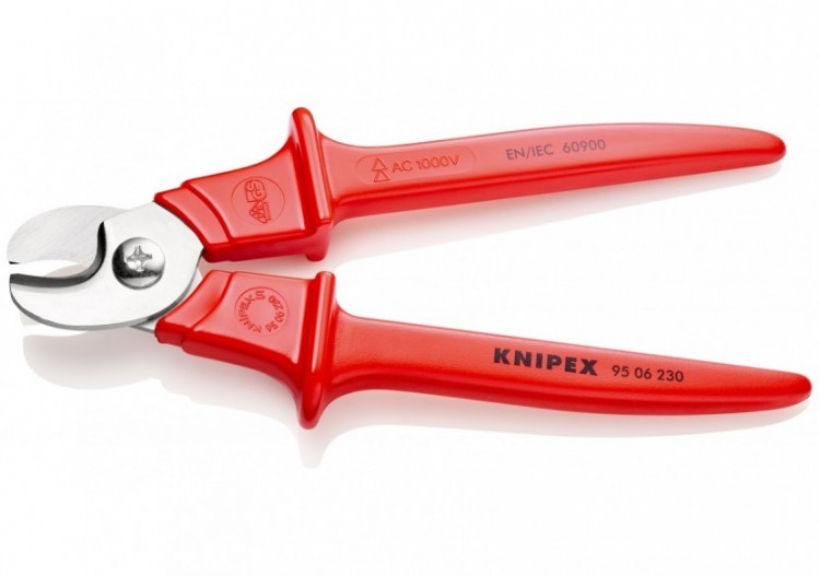 Coupe-câbles 230mm Ø16mm/50mm2 - Gainage surmoulé isolé 1000V - Acier inox - Knipex - 9506230 2