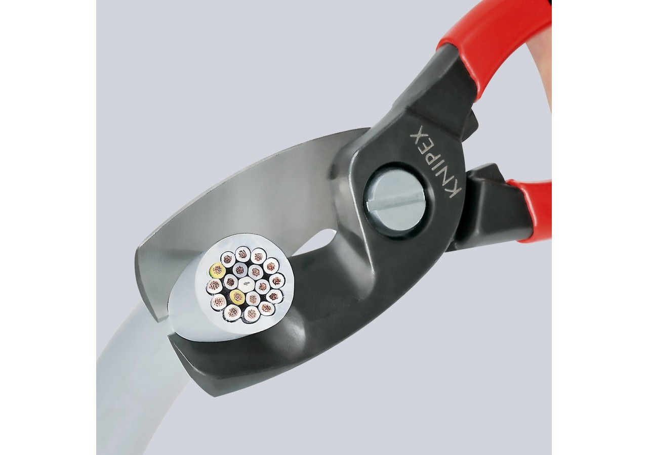 Coupe-câbles 200mm - Ø20mm / 70mm2 Cu/Al - Gainage PVC - Knipex - 9511200