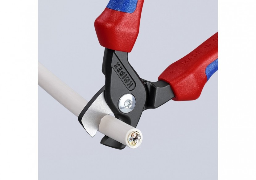 Coupe-câbles StepCut 160mm - Gainage bi-matière - Cu/Al Ø15mm/50mm2 - Knipex - 9512160