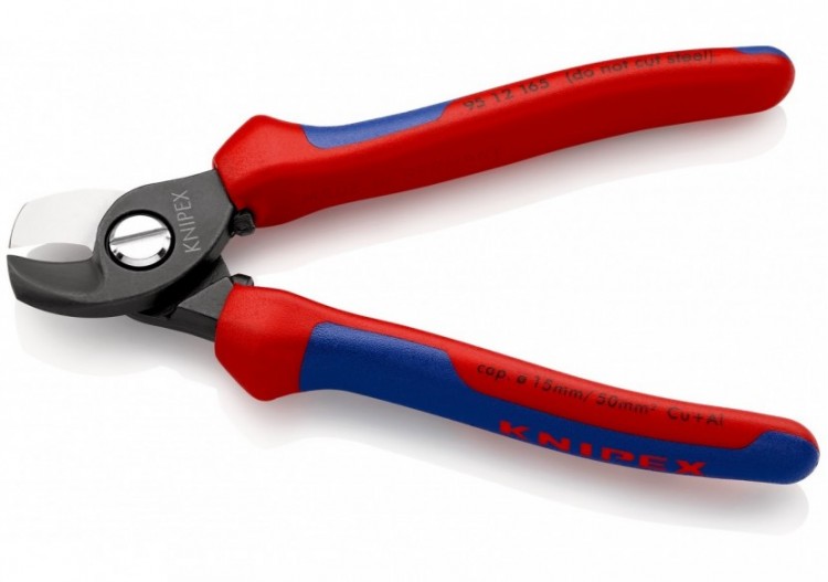 Coupe-câbles 165mm - Ø15mm/50mm2 Cu/Al - Gainage bi-matière - Knipex - 9512165 2