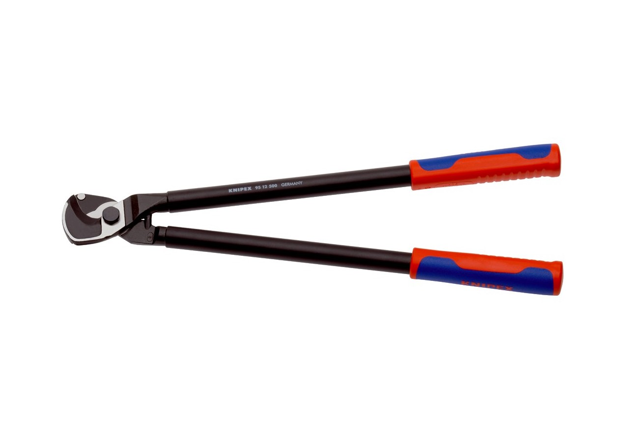 Coupe-câbles 500mm - Ø27mm/150mm2 Cu/Al - Gainage bi-matière - Knipex - 9512500
