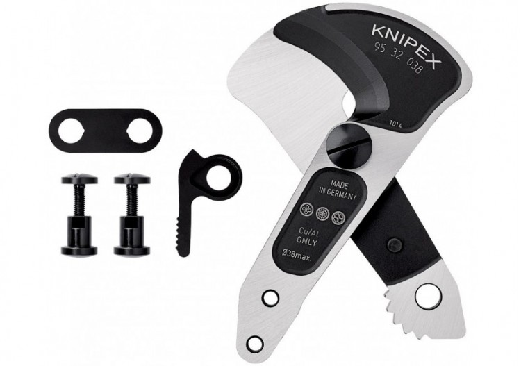 Tête de rechange pour coupe-câbles 95 03 238 - Acier trempé à l'huile - Knipex - 9539038