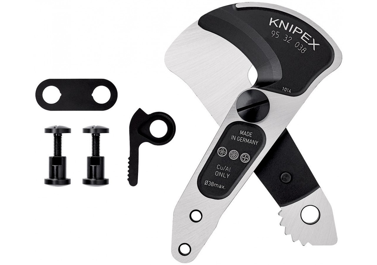 Tête de rechange pour coupe-câbles 95 03 238 - Acier trempé à l'huile - Knipex - 9539038