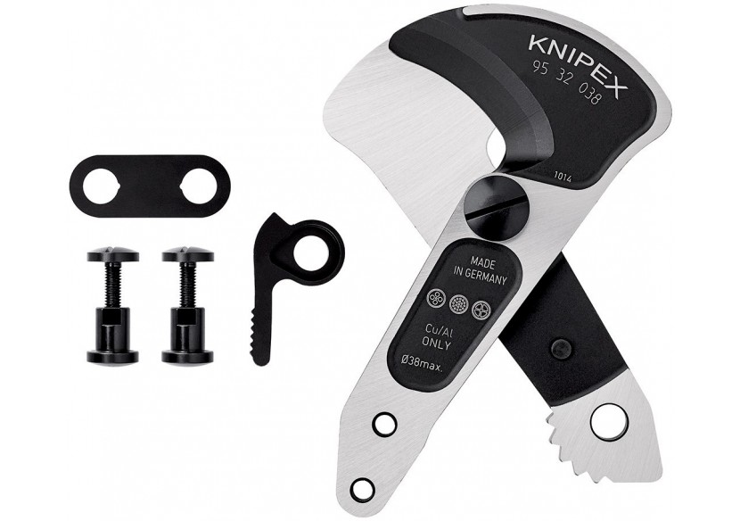 Tête de rechange pour coupe-câbles 95 03 238 - Acier trempé à l'huile - Knipex - 9539038