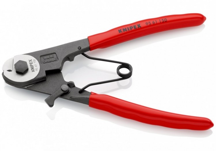 Coupe-câbles acier Bowden 150mm Ø3mm - Gainage PVC - Knipex - 9561150 2