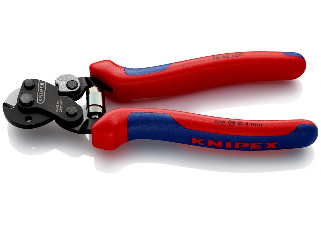 Coupe-câbles acier 160mm - Ø6mm - Gainage bi-matière - Knipex - 9562160