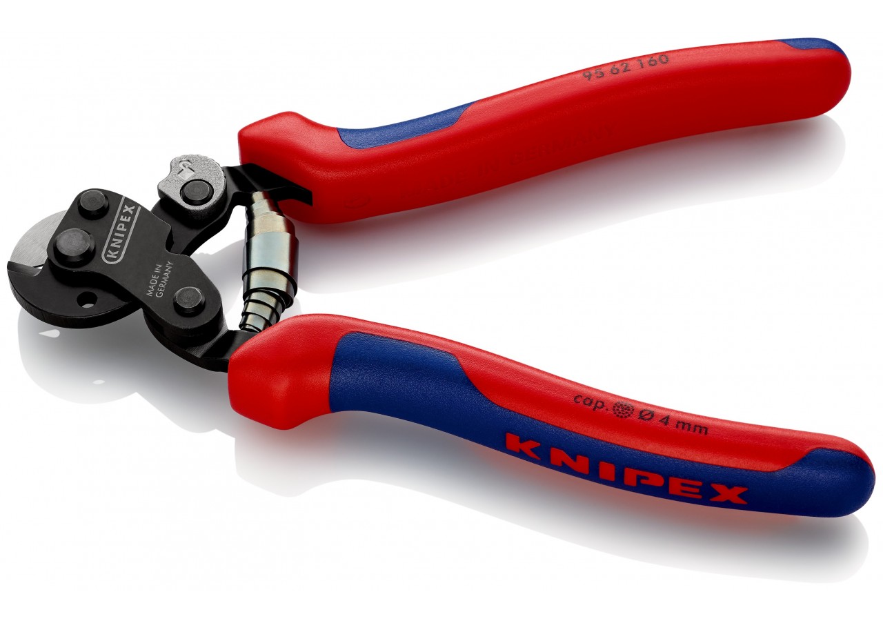 Coupe-câbles acier 160mm - Ø6mm - Gainage bi-matière - Knipex - 9562160