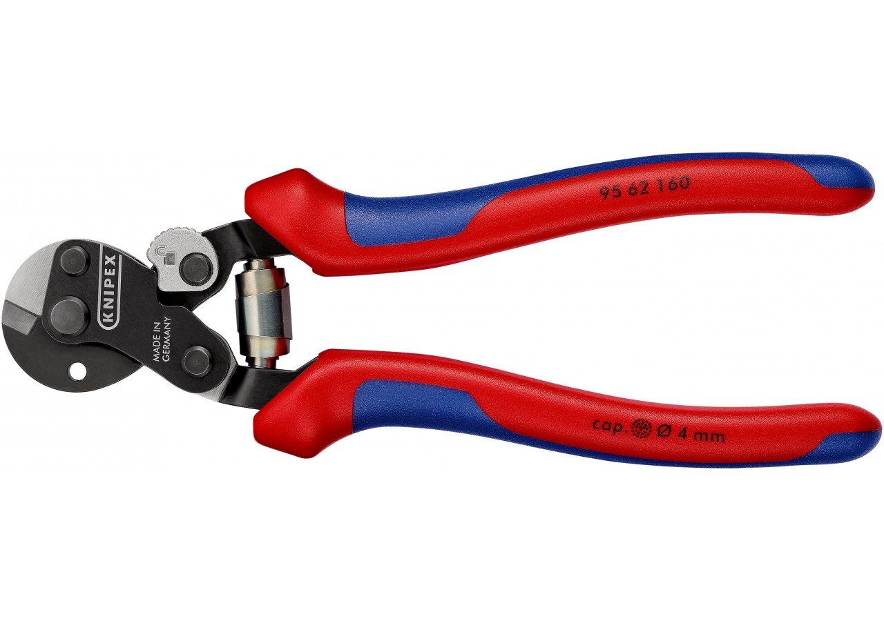 Coupe-câbles acier 160mm - Ø6mm - Gainage bi-matière - Knipex - 9562160