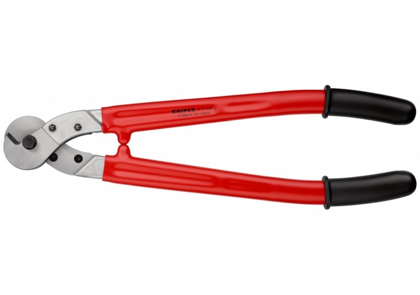 Coupe-câbles acier 600mm Ø14mm / 150mm2 - Gainage surmoulé isolé 1000V - Knipex - 9577600 Coupe-câbles acier 600mm Ø14mm / 150mm2 - Gainage surmoulé isolé 1000V - Knipex - 9577600