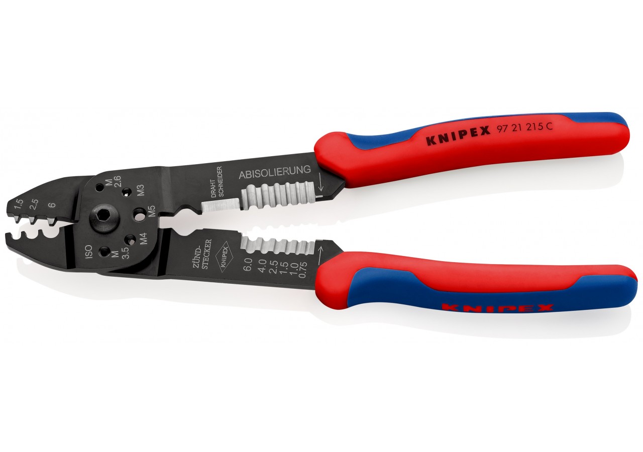 Pince à sertir universelle - Pour cosses non isolées - Knipex - 9721215C