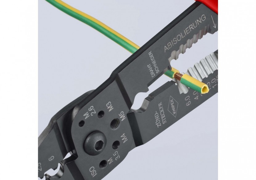 Pince à sertir universelle - Pour cosses non isolées - Knipex - 9721215C