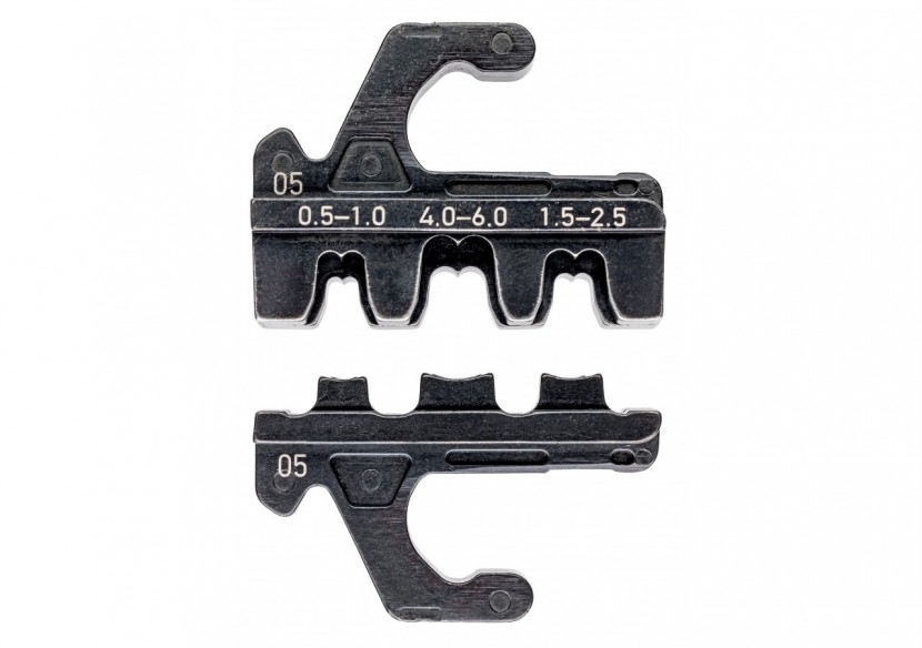 Matrice pour pince à sertir MultiCrimp® - Pour cosses à fût ouvert 0,5 à 6mm2 - Knipex - 973905