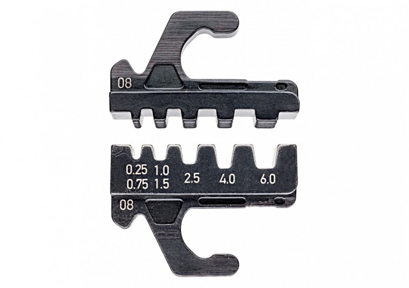 Matrice pour pince à sertir MultiCrimp® - Pour embouts de câble 0,25 à 6mm2 - Knipex - 973908