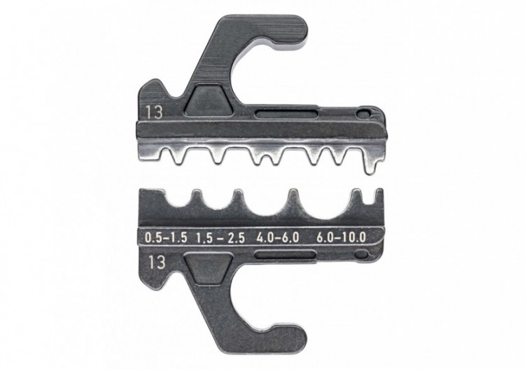 Matrice pour pince à sertir MultiCrimp® - Pour cosses tubulaires 0,5 à 10mm2 - Knipex - 973913