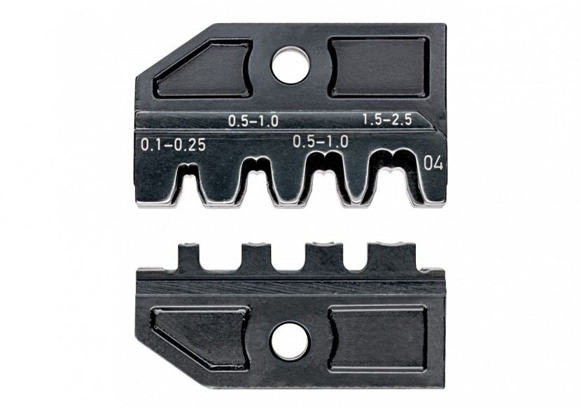 Matrices pour 97 43 200 Sertissage cosses non isolées à fût ouvert 0,1 à 2,5mm2 - Knipex - 974904