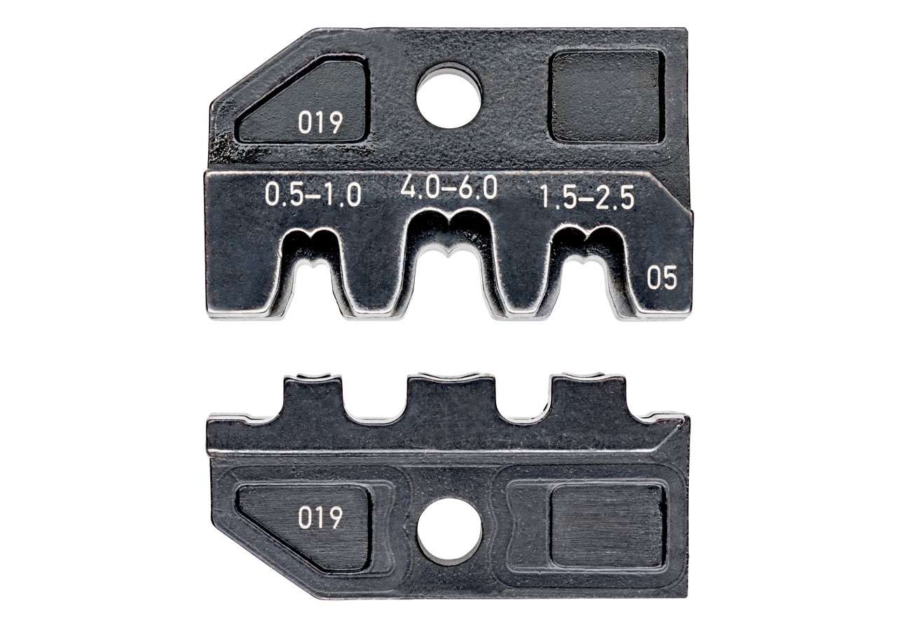 Matrices pour 97 43 200 Sertissage cosses non isolées à fût ouvert 0,5 à 6mm2 - Knipex - 974905