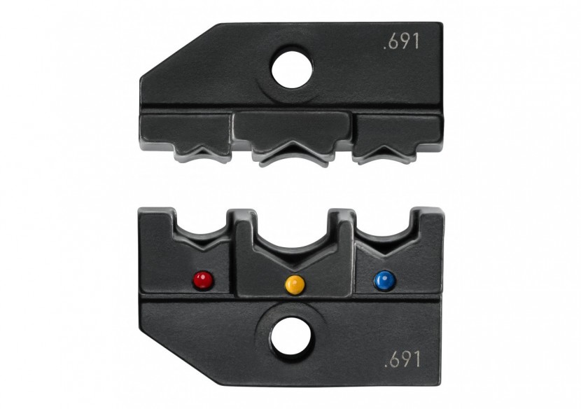 Matrice de sertissage pour cosses PIDG pré-isolées 0,5 à 6mm2 - Knipex - 974906PI