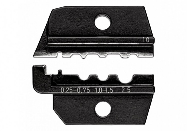Matrices pour 97 43 200 - Sertissage pour cosses tubulaires 0,5 à 2,5mm2 - Knipex - 974910