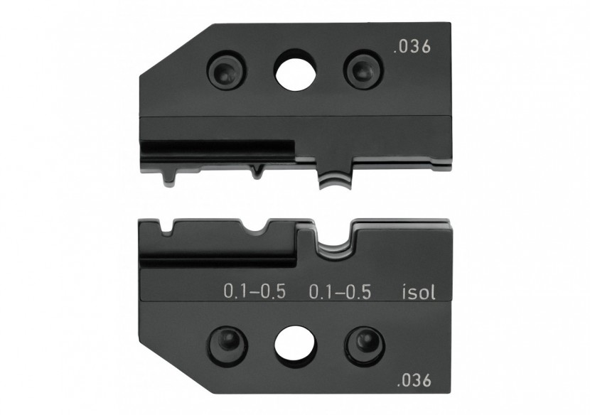 Matrice de sertissage pour cosses non isolées et pré-isolées 0,1 à 0,5mm2 - Knipex - 974921