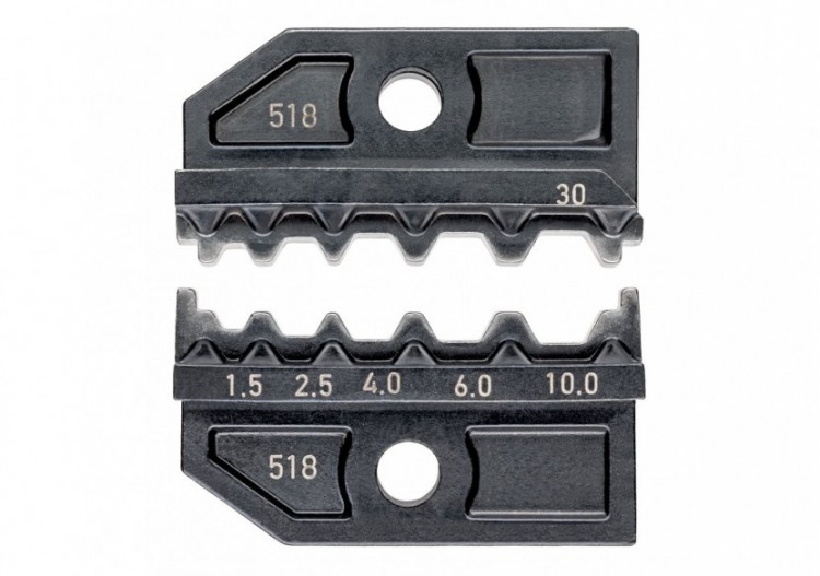 Matrices pour 97 43 200 Sertissage connecteurs sertis selon DIN46267 1,5 à 10mm2 - Knipex - 974930