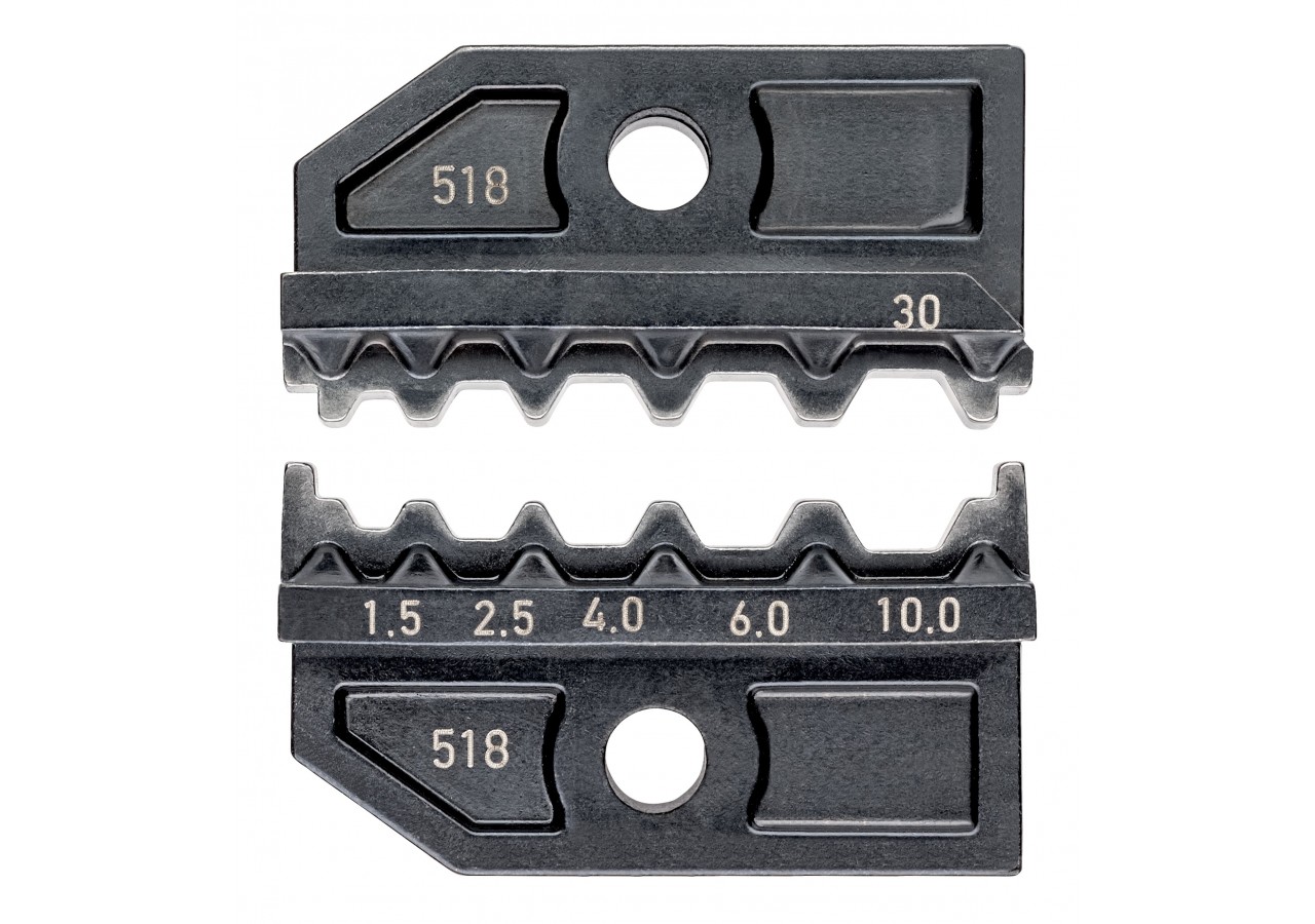 Matrices pour 97 43 200 Sertissage connecteurs sertis selon DIN46267 1,5 à 10mm2 - Knipex - 974930
