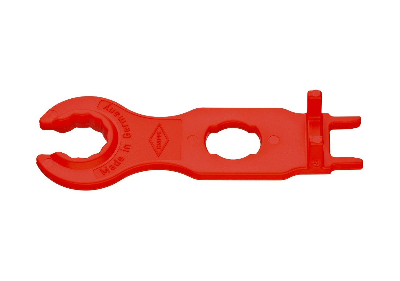 Lot de 2 clés de montage 115mm pour connecteurs solaires MC4 (Multi-Contact) - Knipex - 9749662