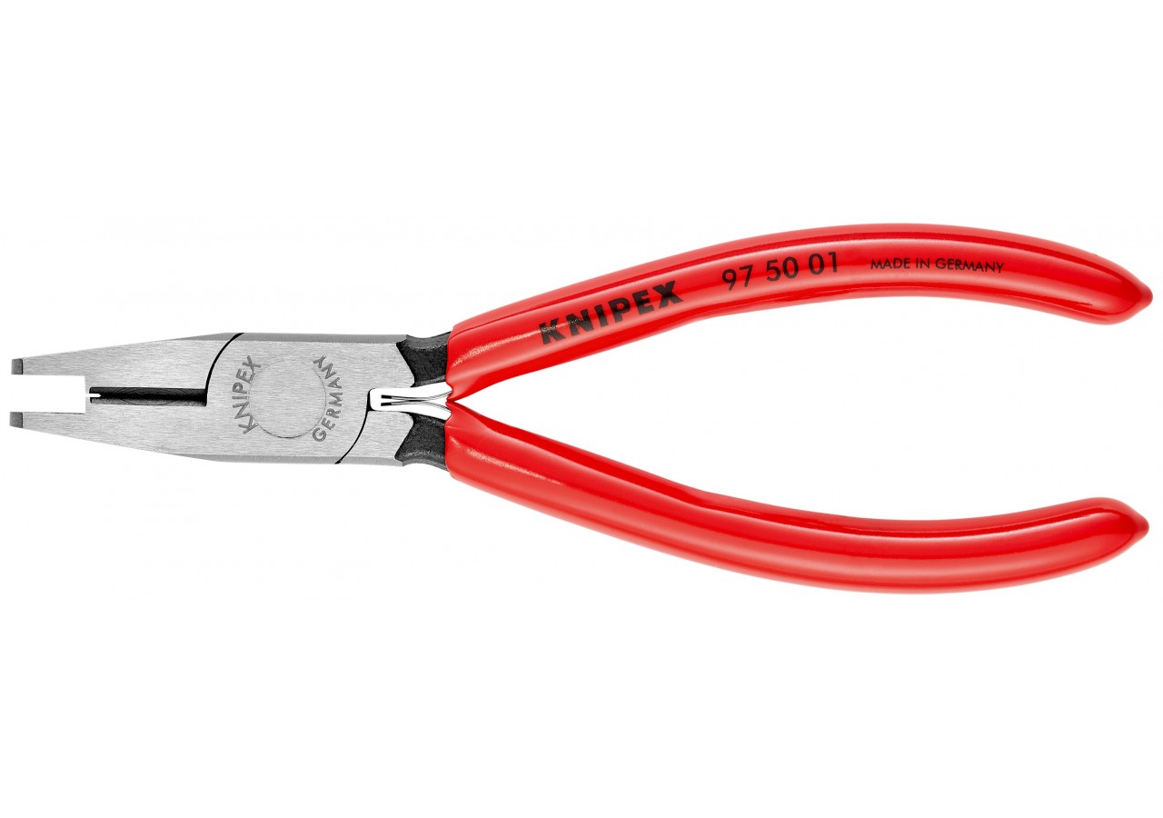 Pince à sertir pour connecteurs Scotchlok avec tranchants 155 mm - Gainage PVC - Knipex - 975001