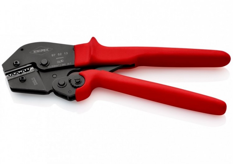 Pince à sertir - Gainage PVC - Pour cosses tubulaires de 0,5 à 10 mm2 - Knipex - 975213 2