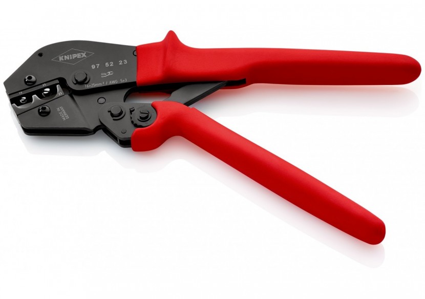 Pince à sertir - Gainage PVC - Pour cosses tubulaires 16 / 25 mm2 - Knipex - 975223