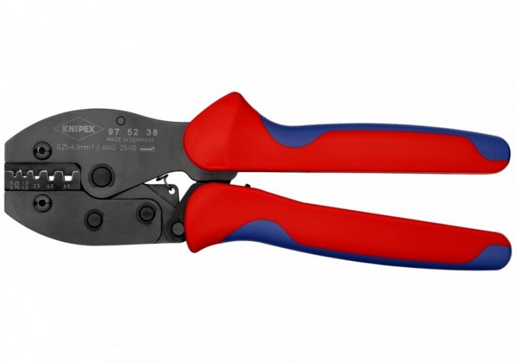 Pince à sertir PreciForce® - Pour embouts de câble 0,25-6 mm2 - Knipex - 975238