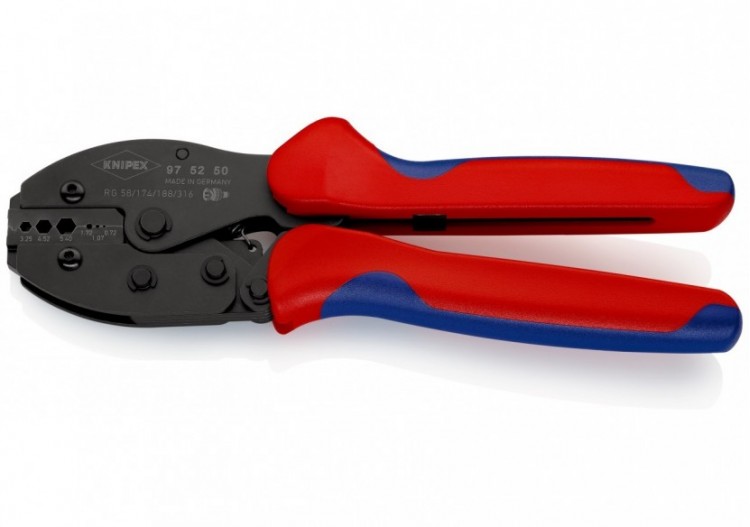 Pince à sertir PreciForce® - Pour connecteurs coaxiaux - Knipex - 975250 2