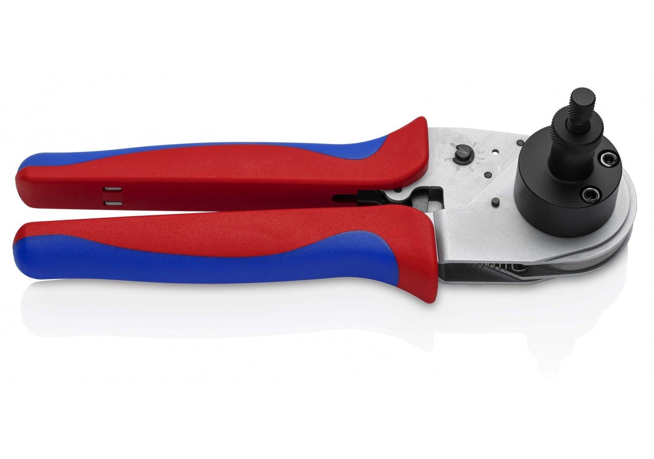 Pince à sertir 4/8 points pour contacts tournés série DT de TE Connectivity - Knipex - 975267DT